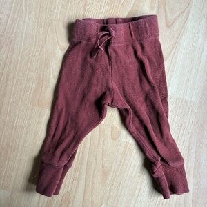 Kendi by colored organics ribbed baby pants